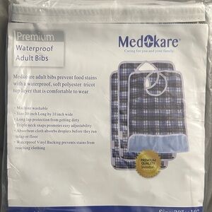 Medokare Waterproof Adult Bibs 3 Pack